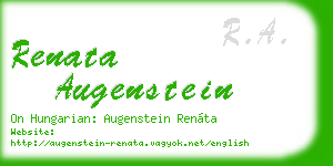 renata augenstein business card